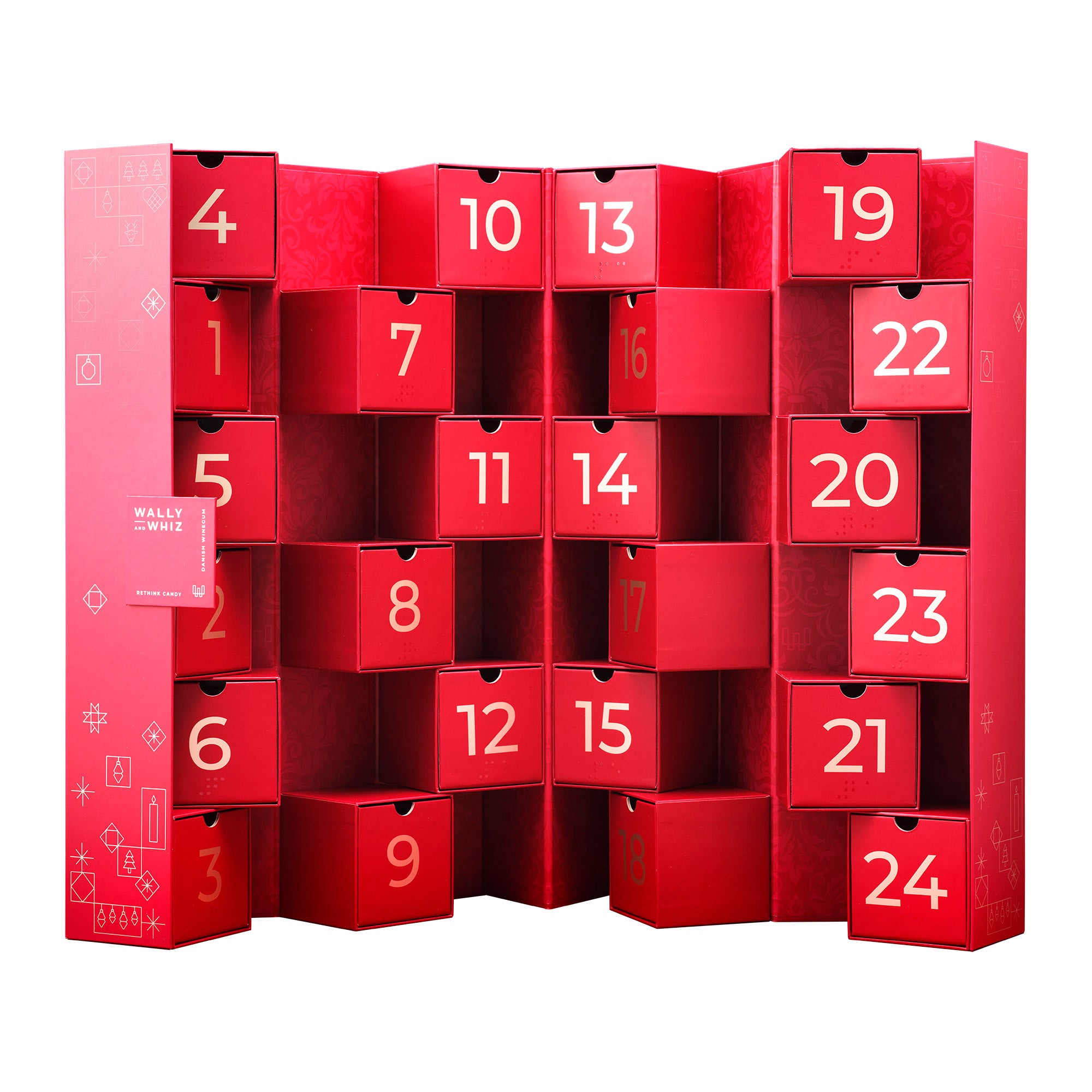 BIG Adventskalender 24 Dosen mit leckerem Fruchtgummi, 3360g