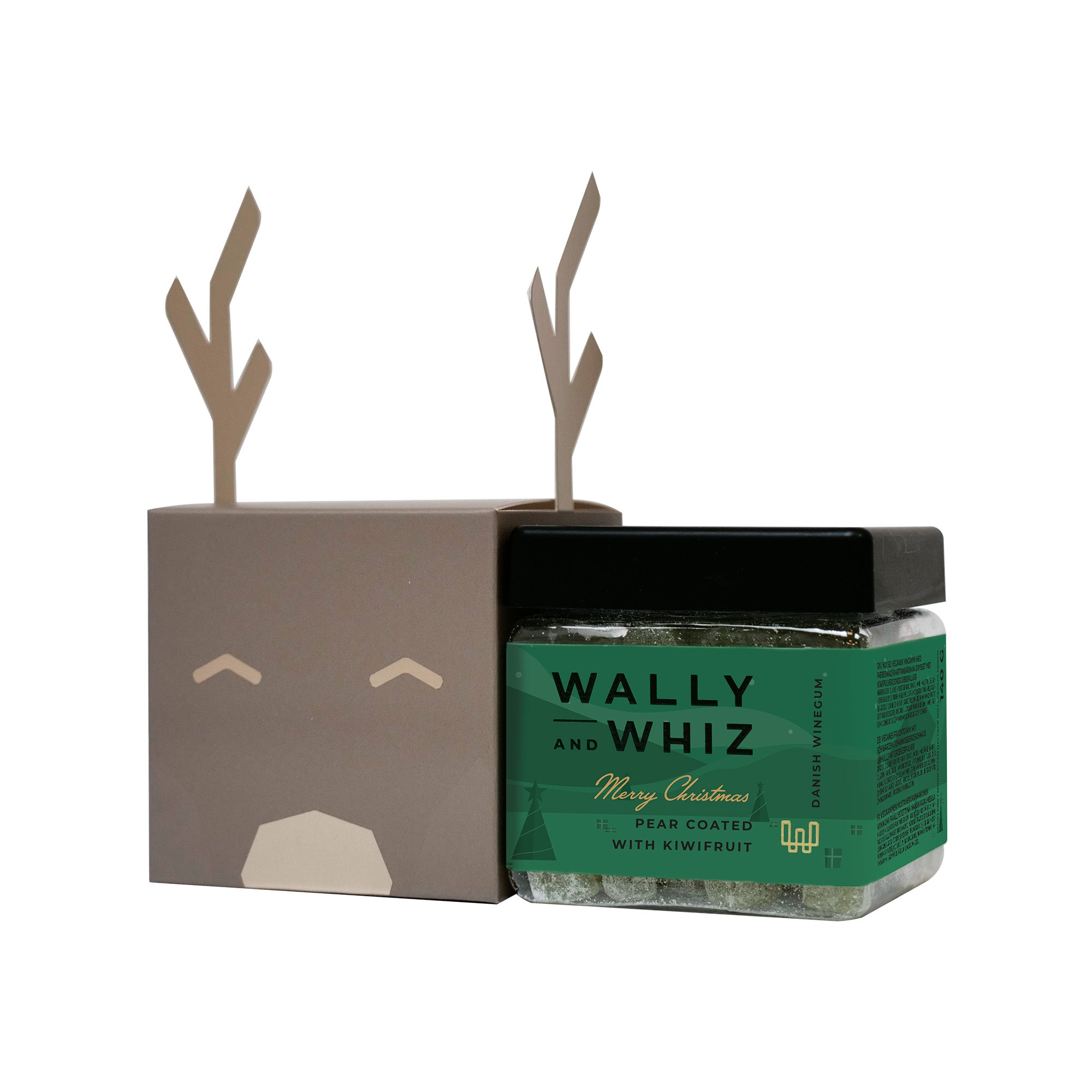 Graues Rentier mit Birne und Kiwi, 140g
