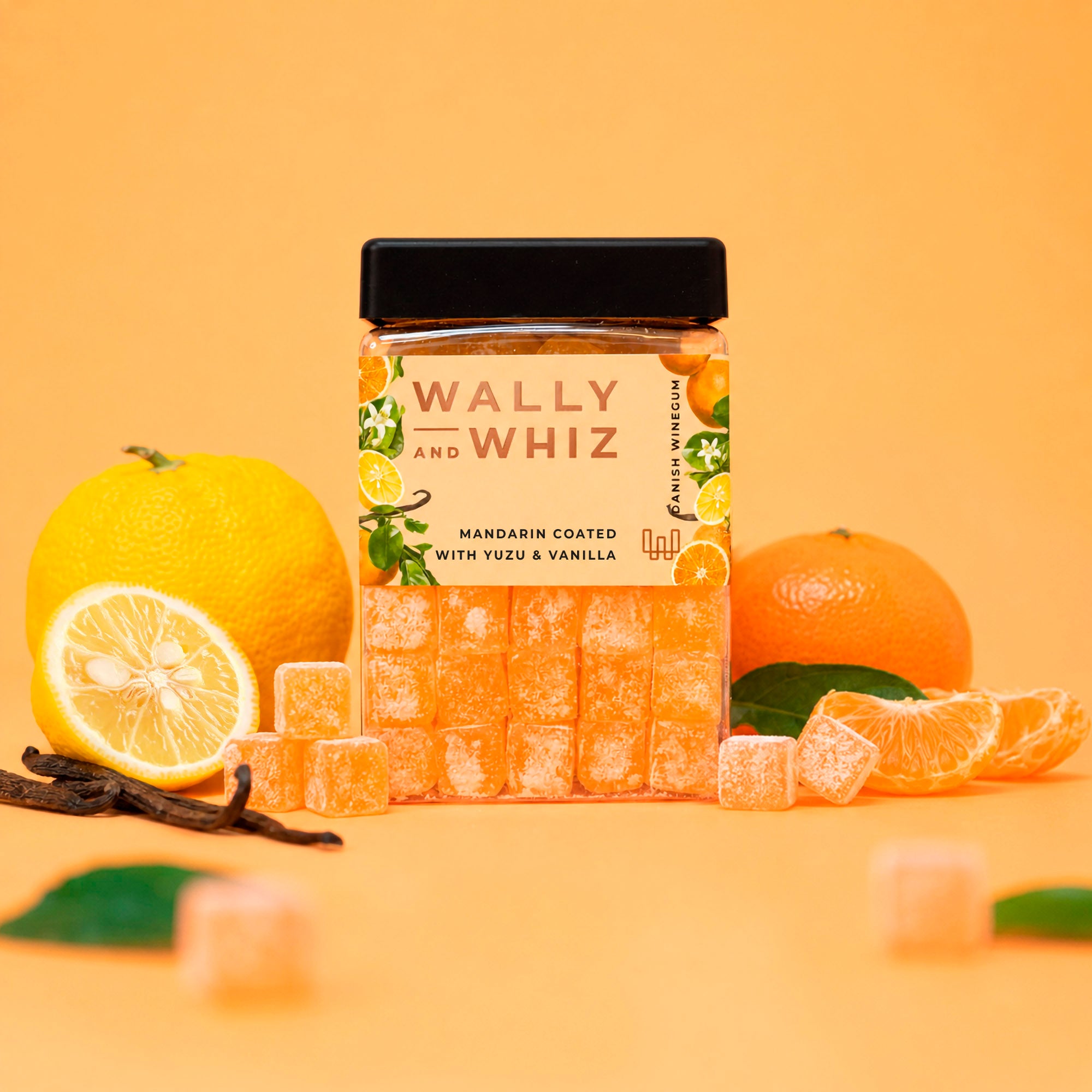 Mandarinen-Weingummi mit Yuzu- & Vanillepulver, 240g